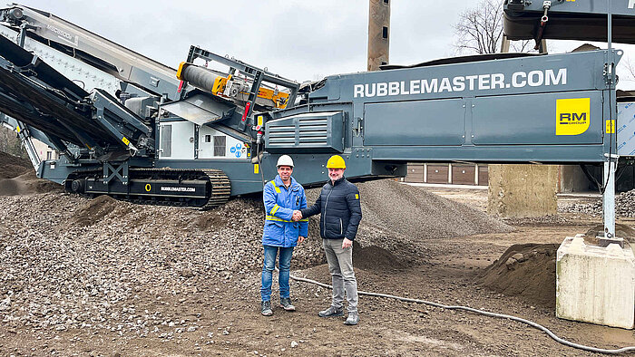 Handshake voestalpine x RM Ludwig Birkelbauer, voestalpine AG & Markus Schopf, RM Group