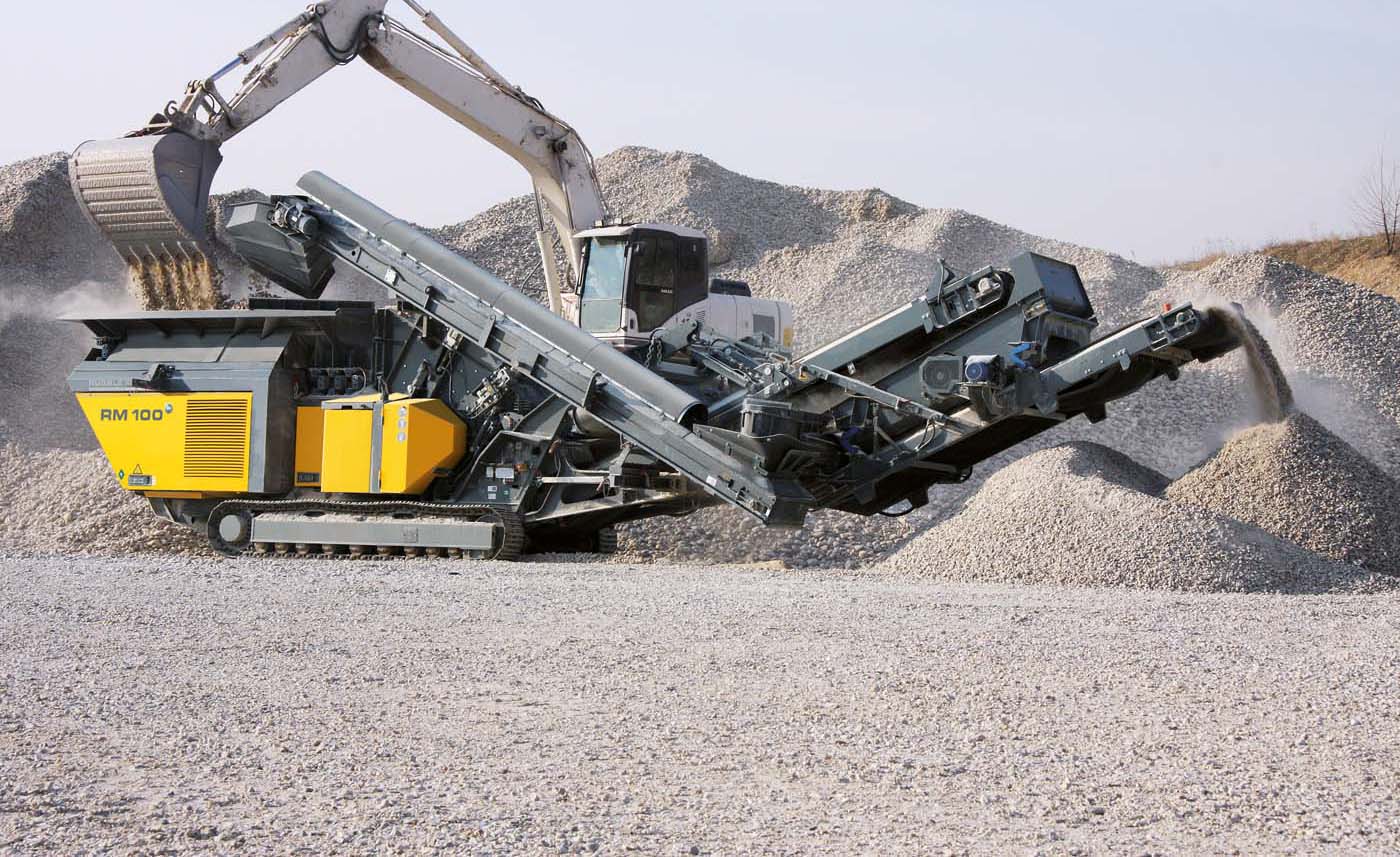 concrete crusher rental